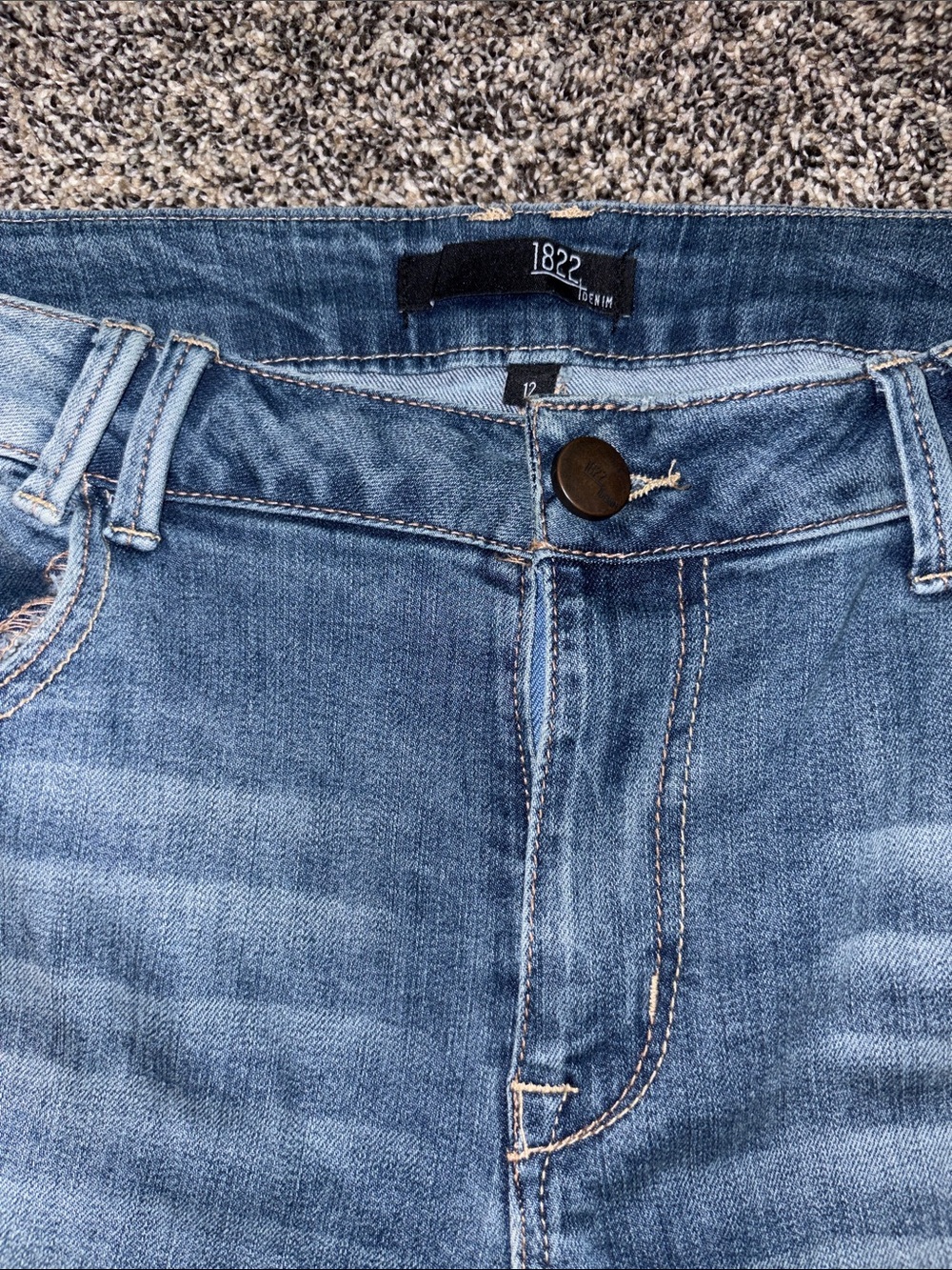 1822 Denim Boys Light Blue Slim Straight Jeans